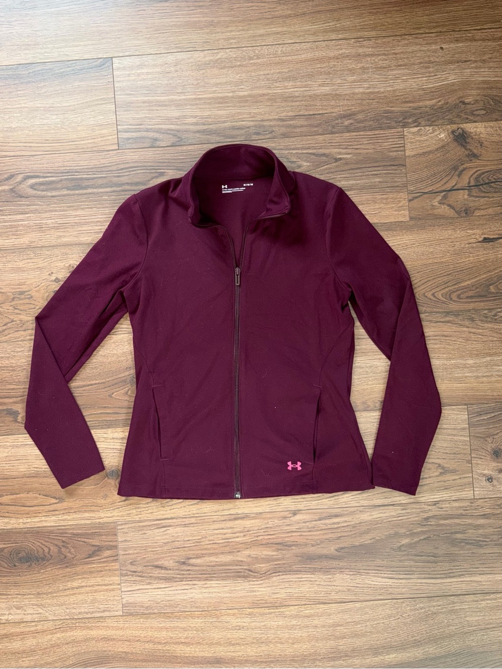 Under Armour Women's Burgundy Full-Zip Utility Jacket